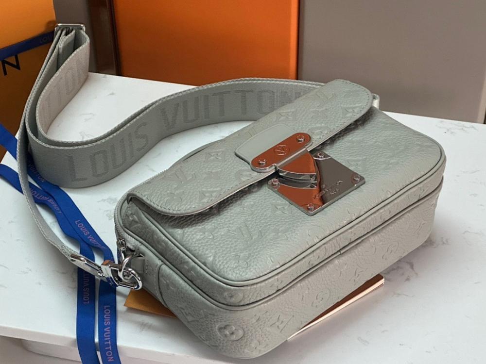 Modern Luxury Monogram Leather Shoulder Bag – Limited Edition