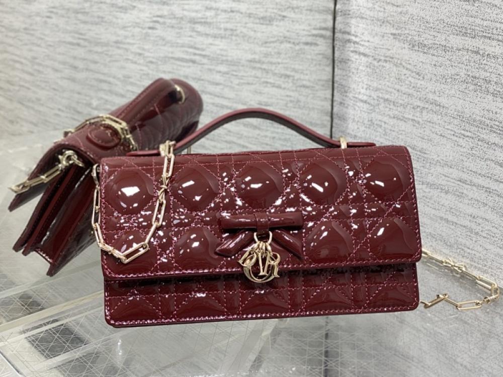 Lambskin Top Handle Bag