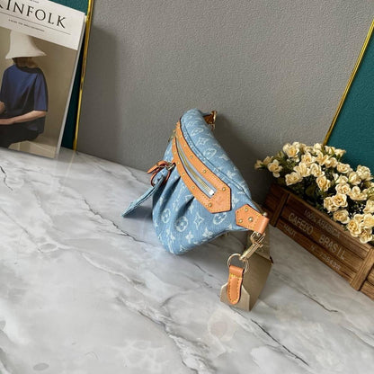 Modern Refined Leather Top Handle Bag
