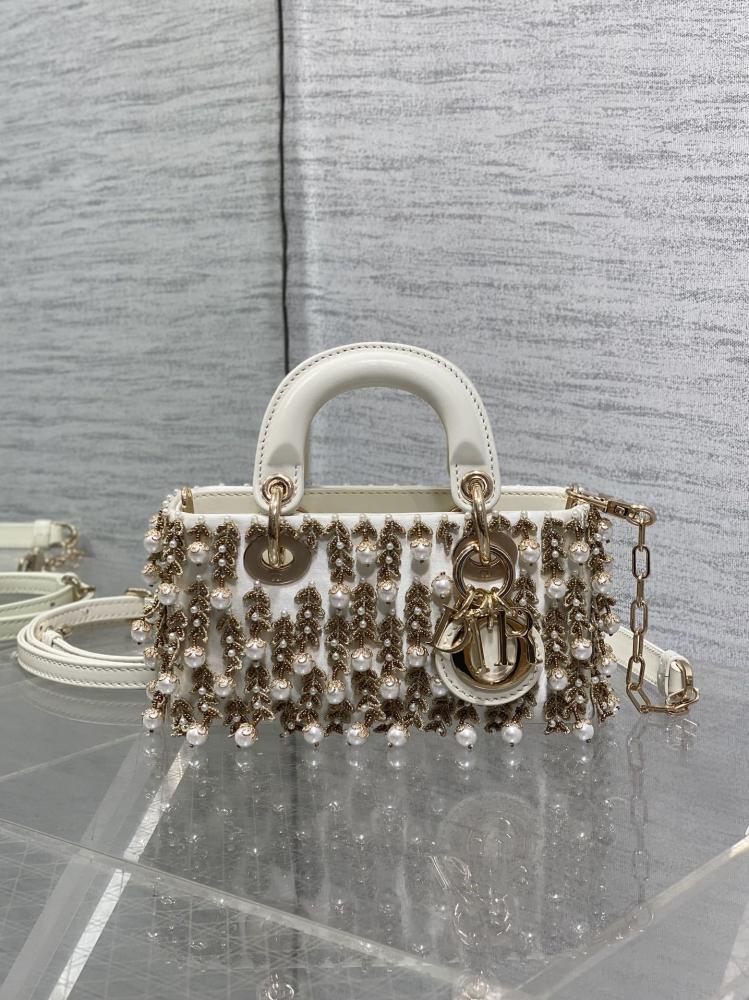 Embroidered Top Handle Bag