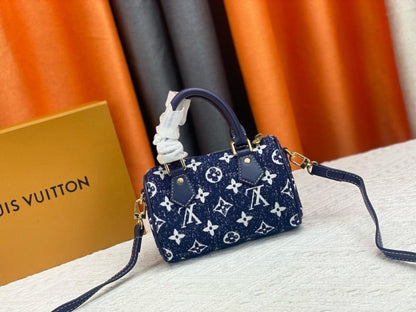 Modern Premium Embroidered Denim Shoulder Bag