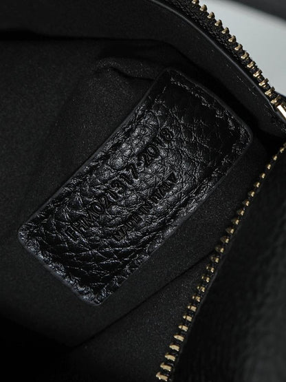 Bea Embroidered Leather Top Handle Bag