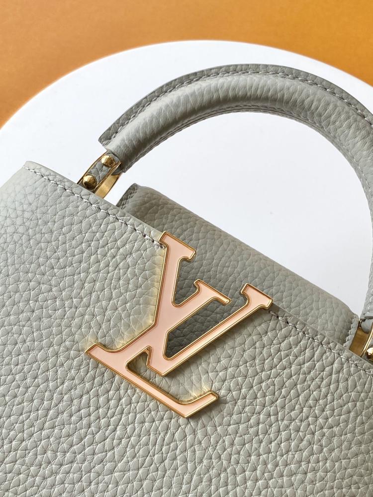 Gold Top Handle Bag