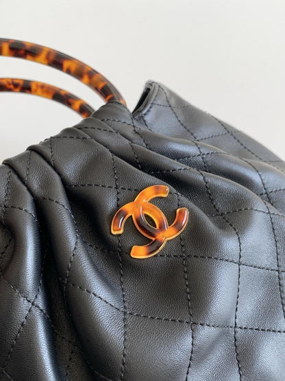 Lambskin Top Handle Bag