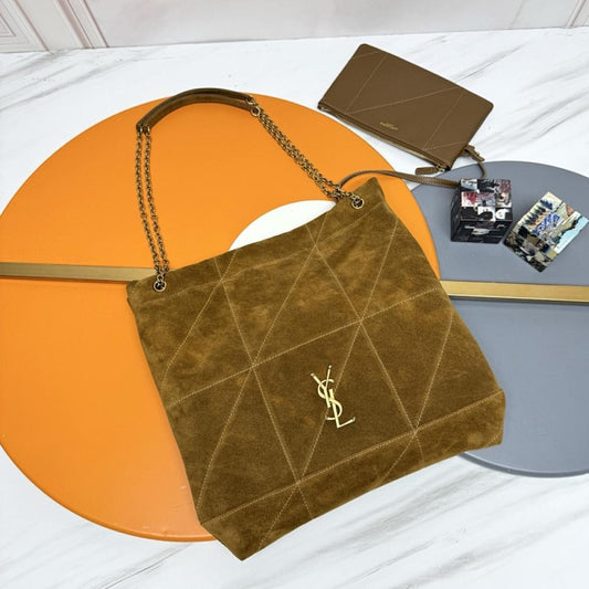 Suede Bucket Bag