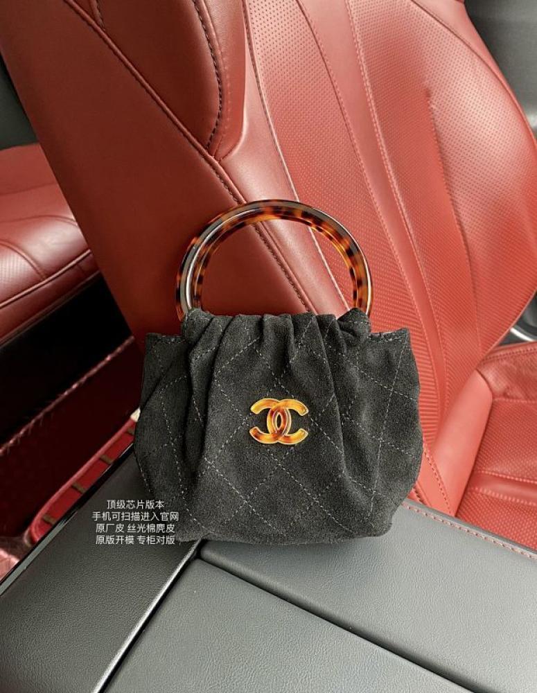 Luxury Leather Top Handle Bag
