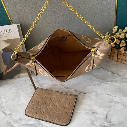 Stylish Refined Leather Shoulder Bag