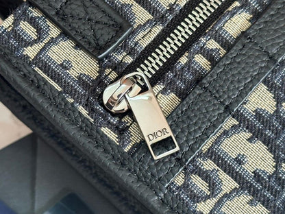 Elegant Black Printed Jacquard Shoulder Bag – Special Edition