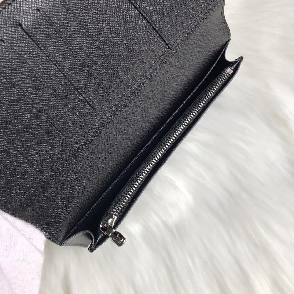 Luxury Refined Black Canvas Wallet