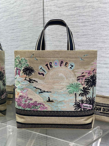 Embroidered Shoulder Bag