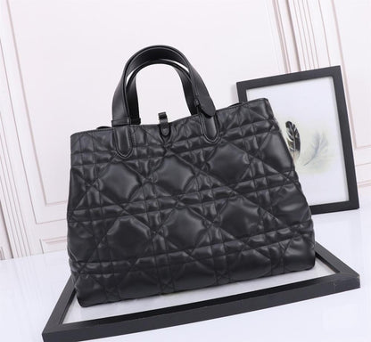 Luxury Stylish Black Calfskin Top Handle Bag – Limited Edition