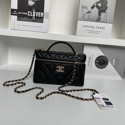 Calfskin Top Handle Bag