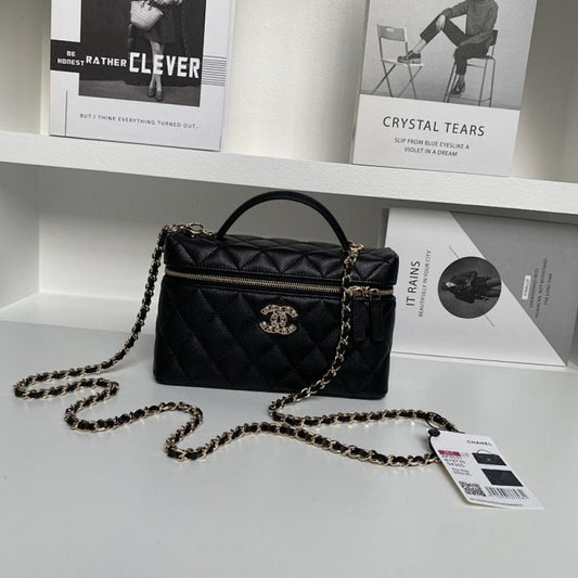Calfskin Top Handle Bag