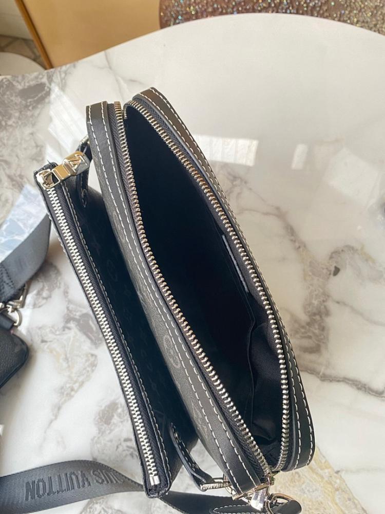 Stylish Refined Brown Printed Leather Shoulder Bag