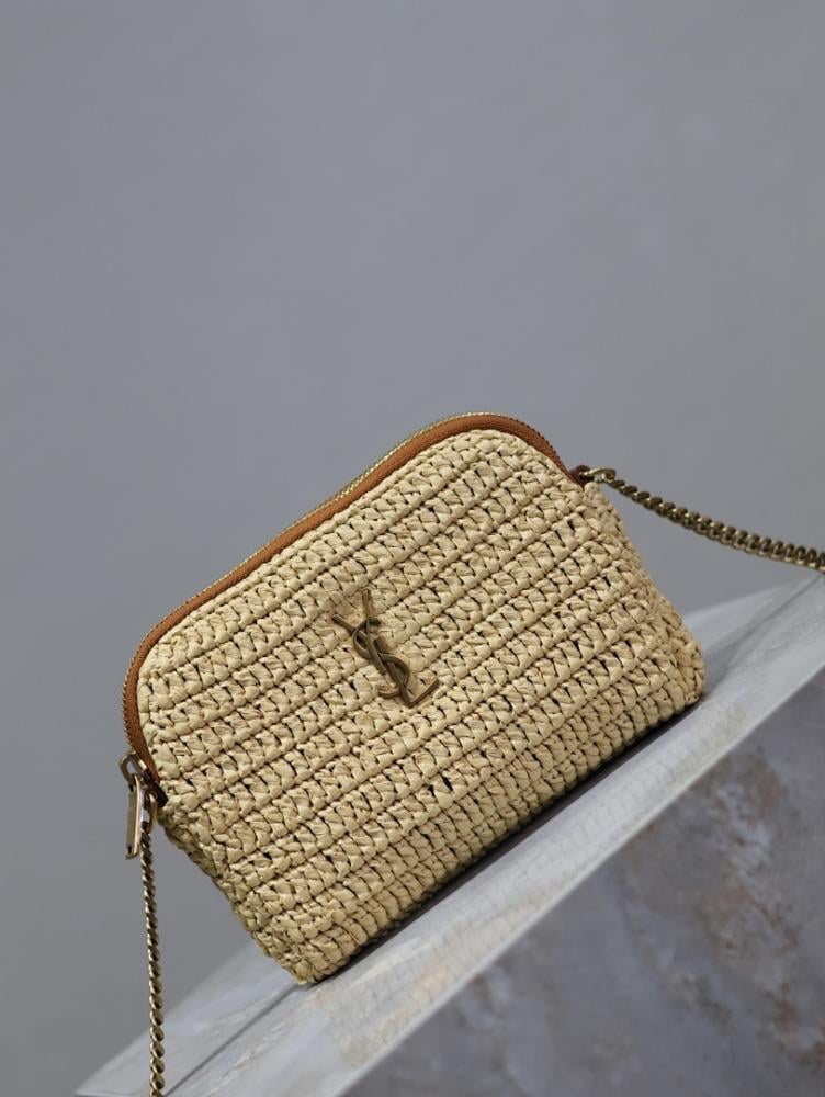 Modern Elegant Woven Leather Top Handle Bag