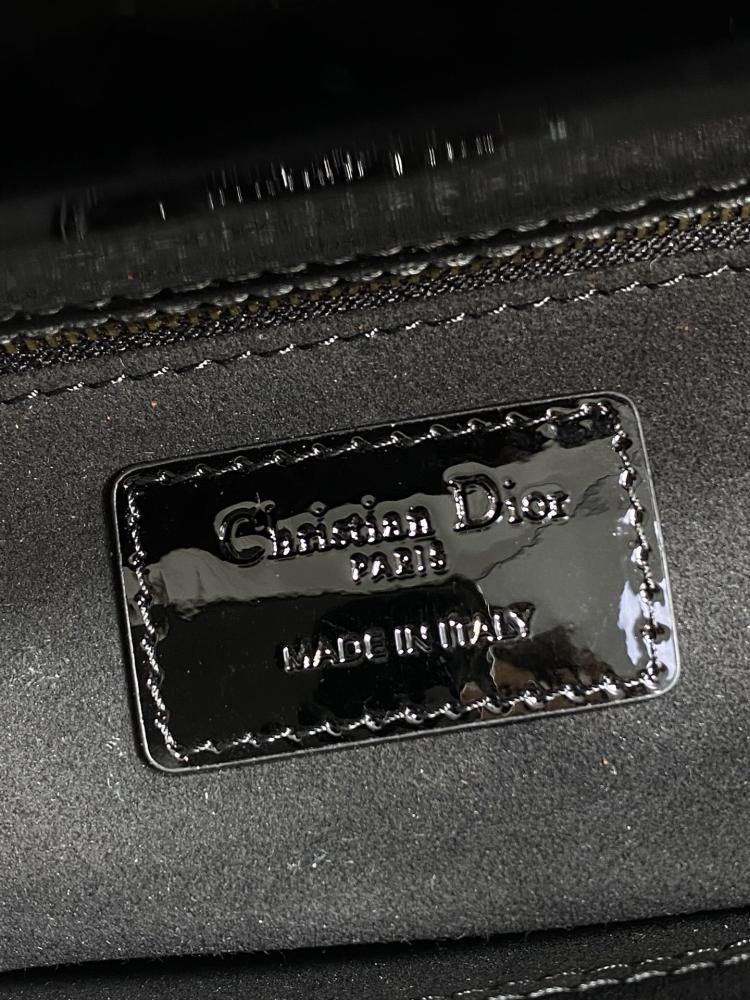 Lady My ABC Bag in Black Cannage Patent