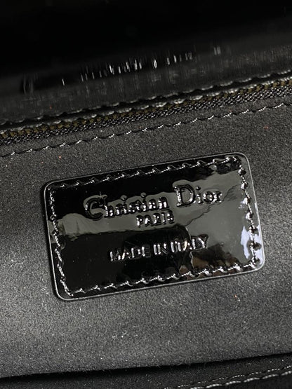 Lady My ABC Bag in Black Cannage Patent