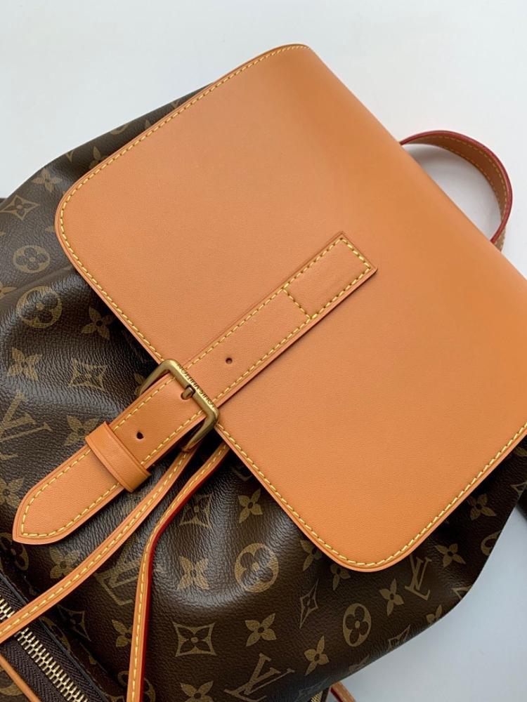 Alma Gold Leather Top Handle Bag