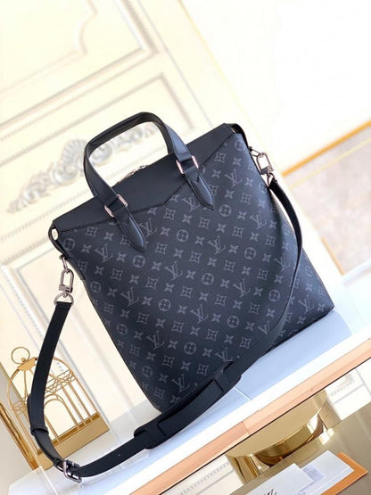 Luxury Silver Canvas Shoulder Bag – Limited Edition