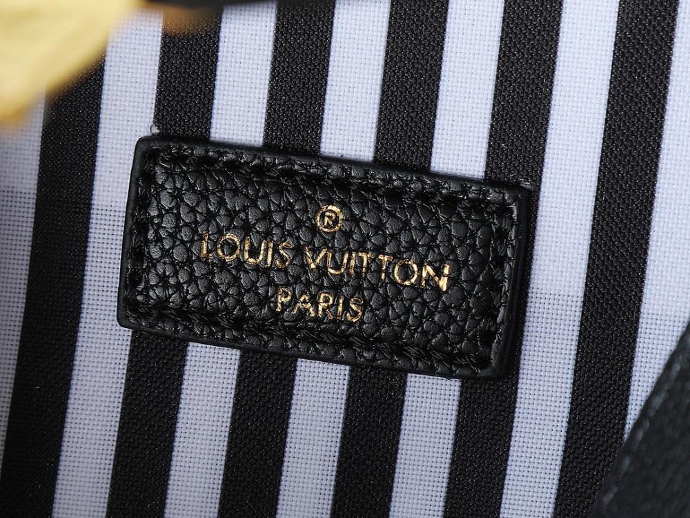 The Pouch Monogram Leather Top Handle Bag