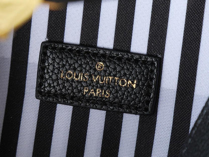 The Pouch Monogram Leather Top Handle Bag