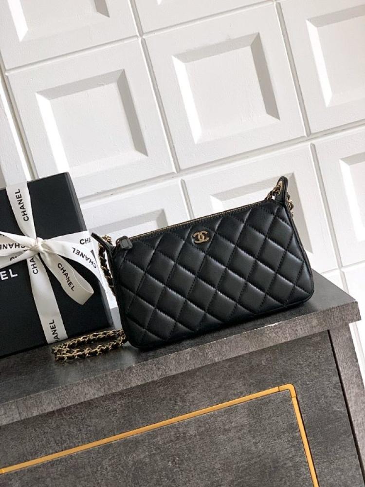 Silver Lambskin Wallet