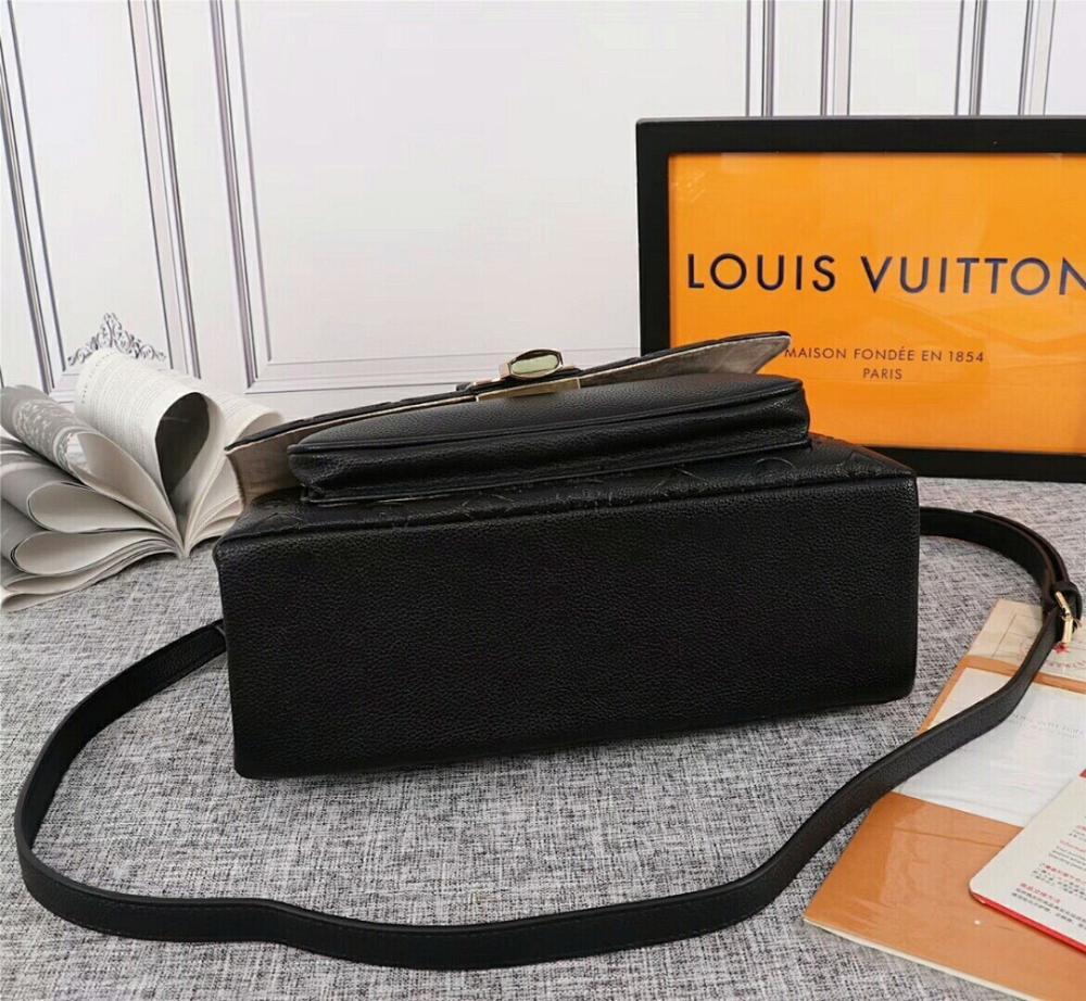 Modern Stylish Pink Monogram Leather Shoulder Bag