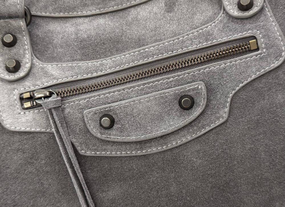 Leather Top Handle Bag