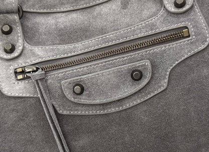 Leather Top Handle Bag