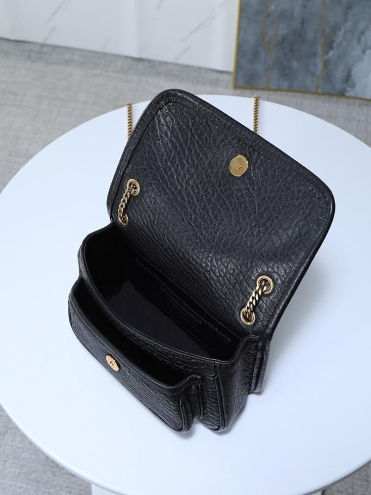 Niki Pink Leather Crossbody Bag