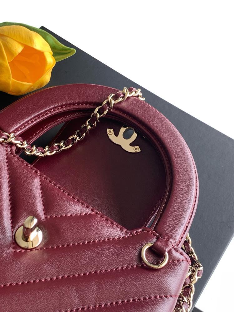 Alma Leather Top Handle Bag