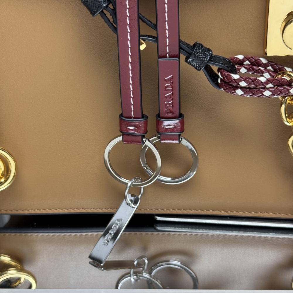 Gold Leather Shoulder Bag