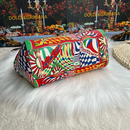 Alma Printed Leather Shoulder Bag