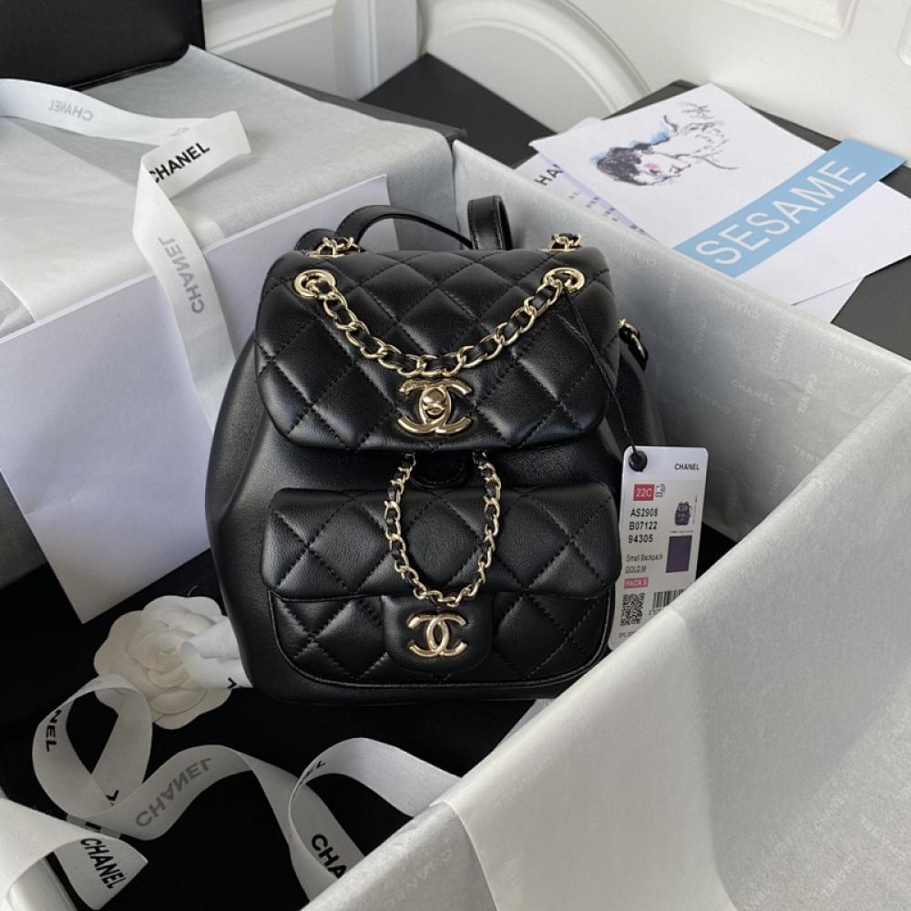 Practical Lambskin Backpack