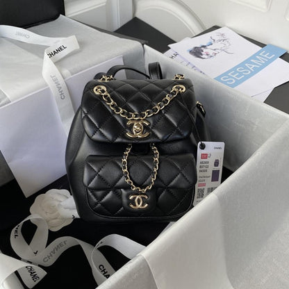Practical Lambskin Backpack