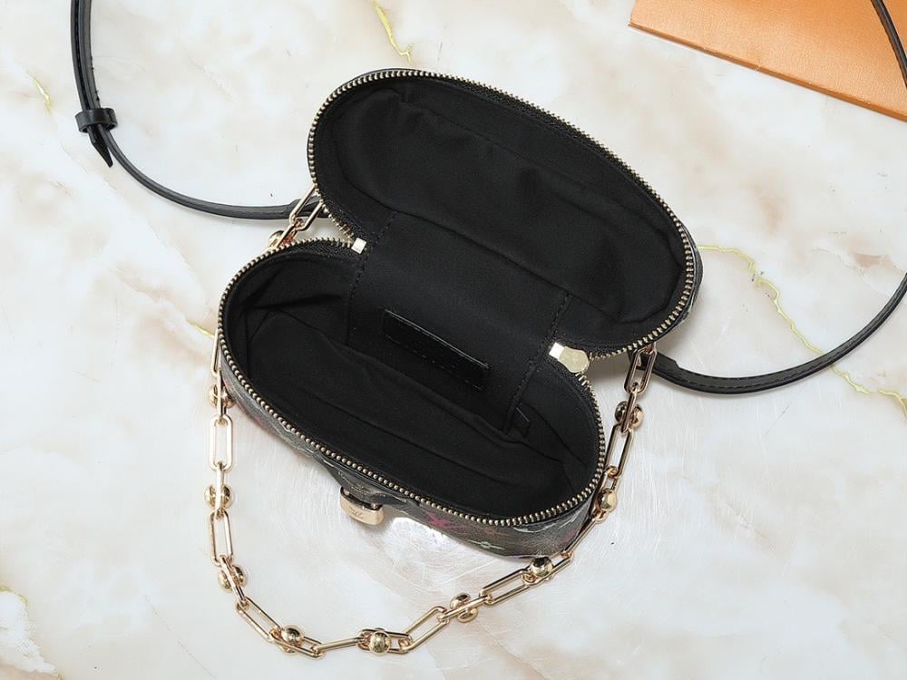 Modern Refined Monogram Leather Crossbody Bag