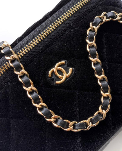 Alma Gold Satin Wallet