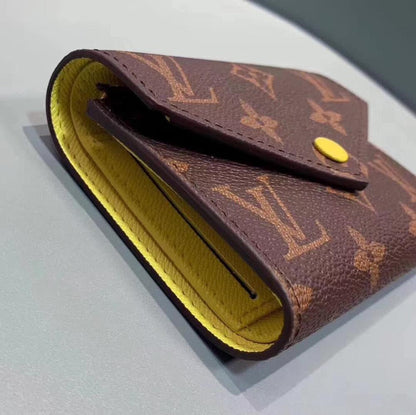 Classic Elegant Monogram Leather Wallet