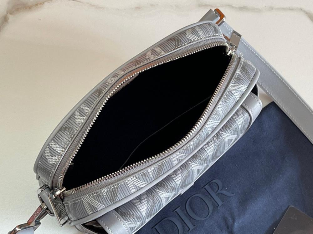 Modern Black Leather Shoulder Bag