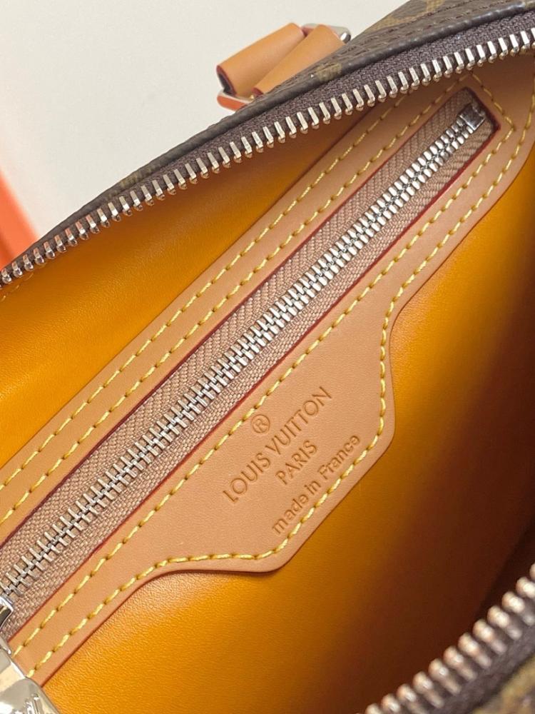 Stylish Refined Monogram Leather Shoulder Bag
