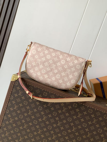Embroidered Leather Tote Bag