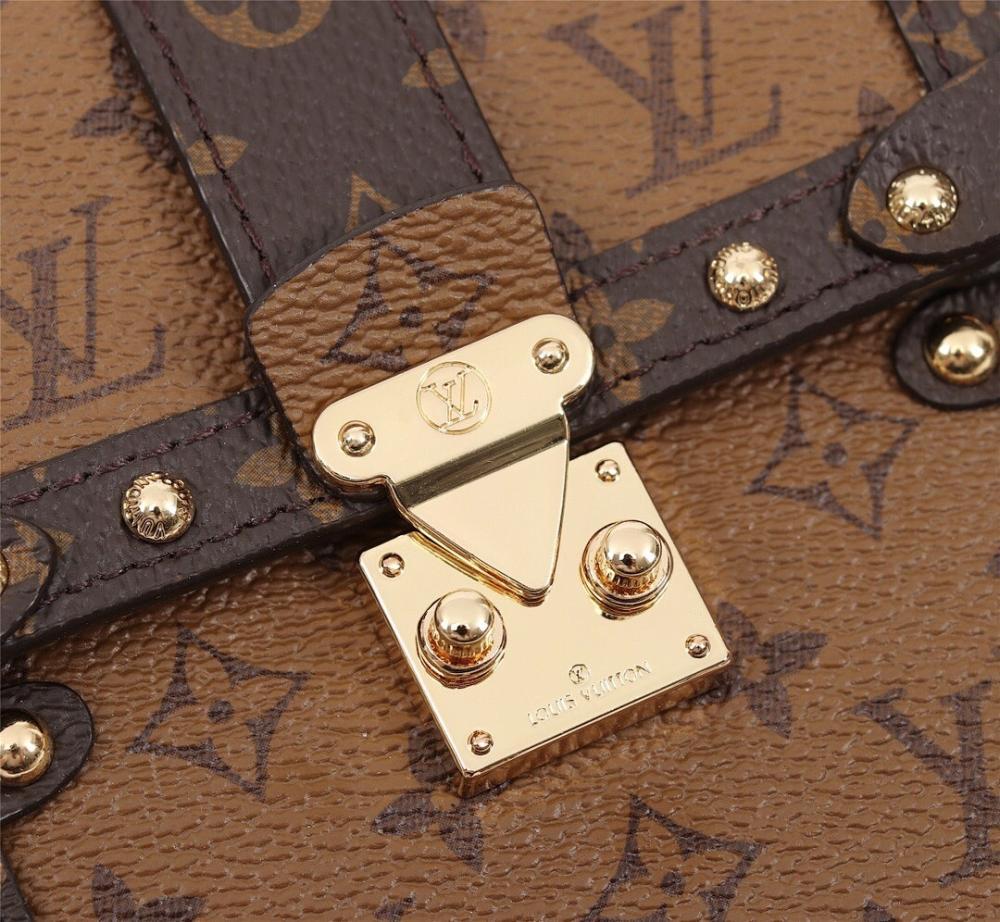 Classic Refined Monogram Calfskin Shoulder Bag