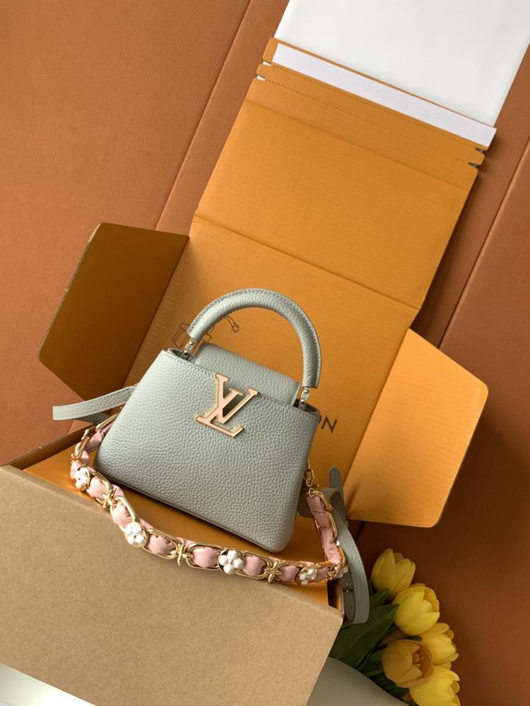 Gold Top Handle Bag
