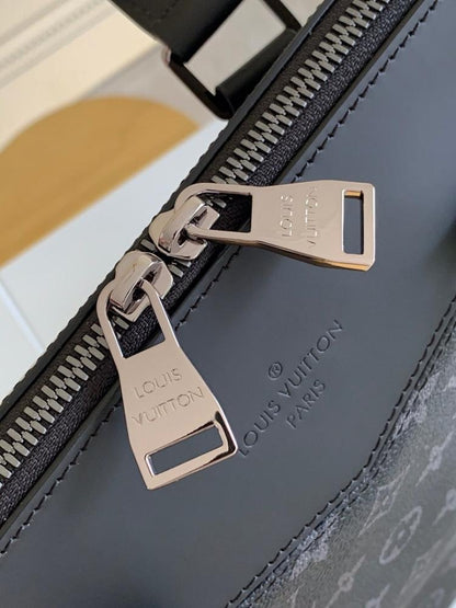 Luxury Silver Canvas Shoulder Bag – Limited Edition