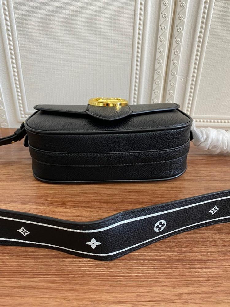 Classic Premium Gold Leather Shoulder Bag