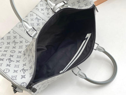 Classic Modern Grey Calfskin Bag
