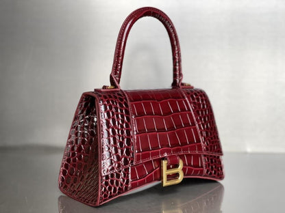 Classic Leather Top Handle Bag