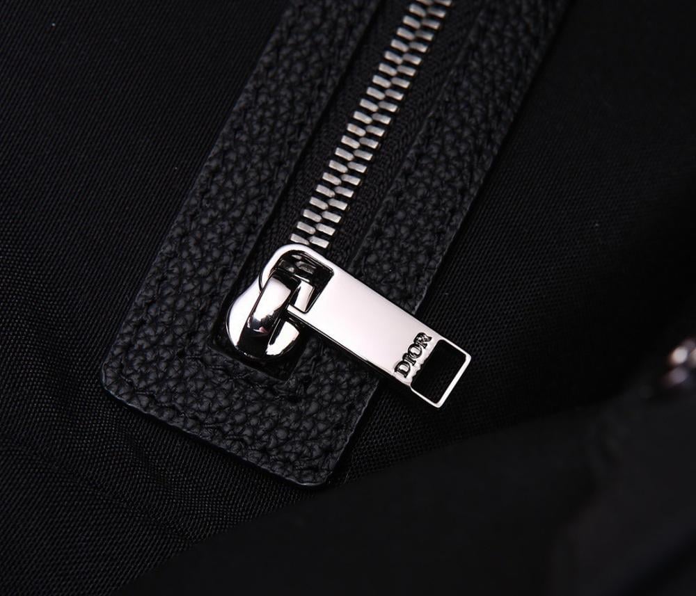 Modern Stylish Black Calfskin Shoulder Bag