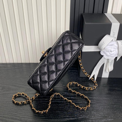 Leather Top Handle Bag