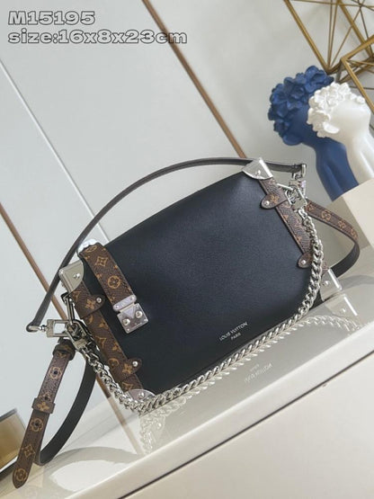 Studded Leather Shoulder Bag